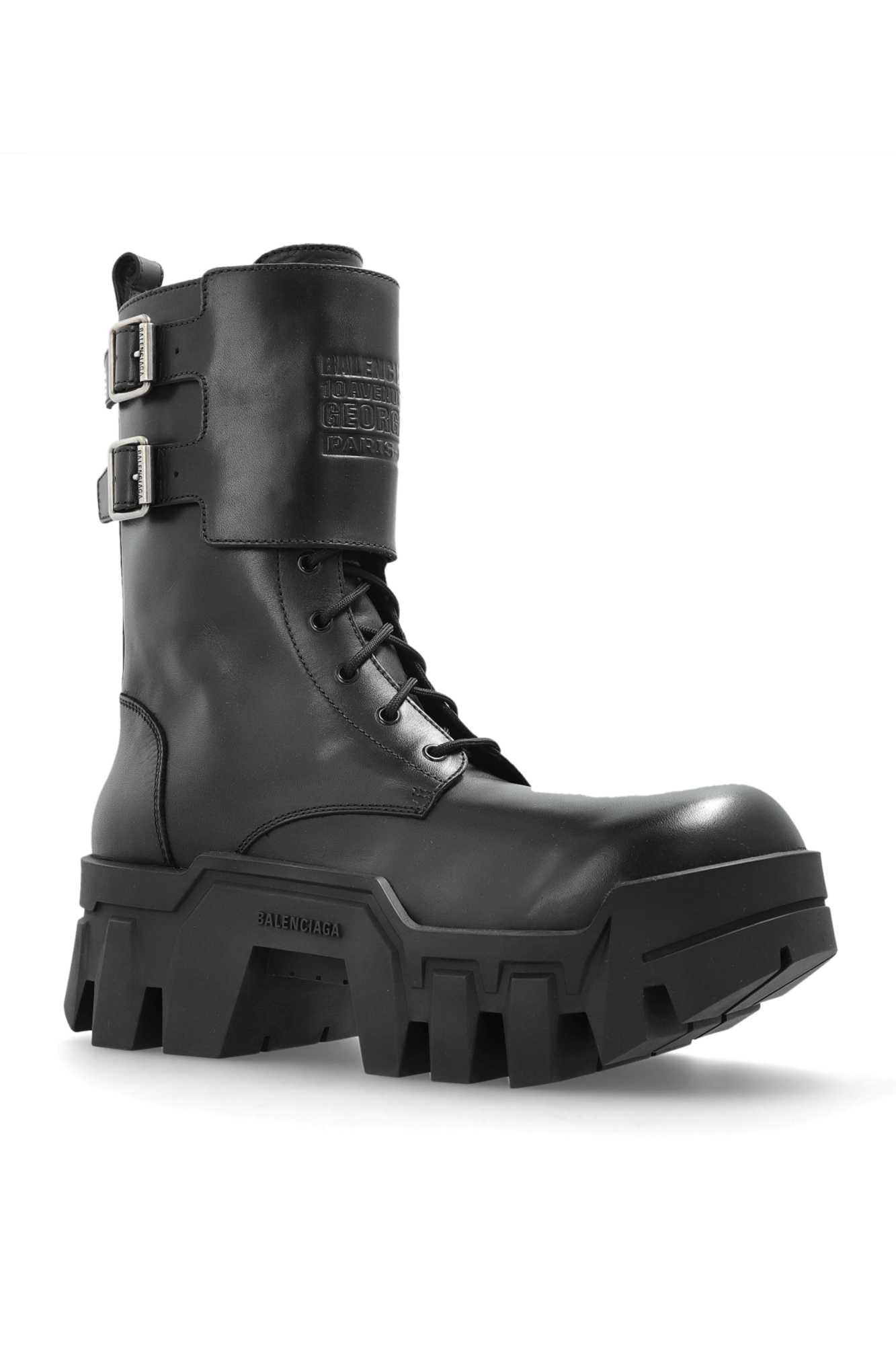 Balenciaga 'Bulldozer Combat' platform ankle boots | Men's | Vitkac